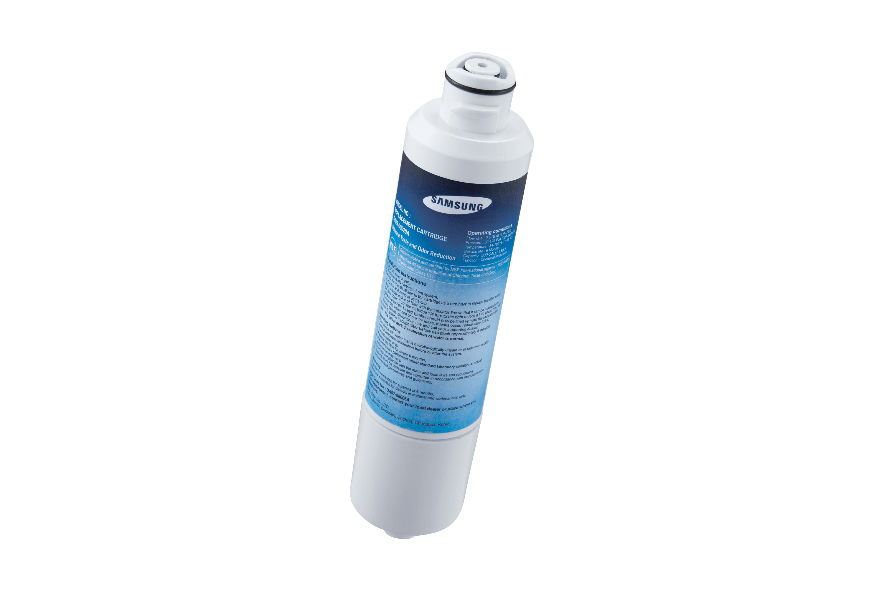 Filtro de Água Interno Samsung HAF-CIN Troca Fácil para Geladeira French Door Filtro/Refil