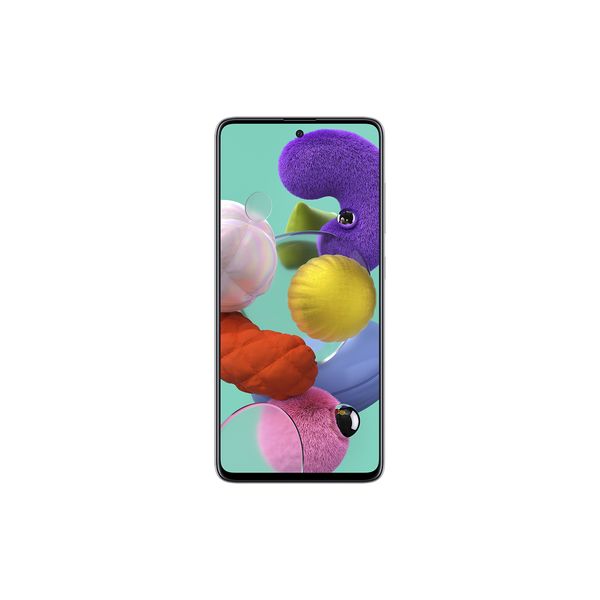 Celular Samsung Galaxy A51, Câmera Quádrupla 48MP, 12MP, 5MP, 5MP, Frontal de 32MP, Tela Infinita de 6.5", 128GB, 4GB RAM, Dual Chip Branco