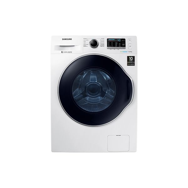 Lavadora Samsung WW11K Porta Crystal Blue com Ecobubble™ WW11K6800AW Branca 11Kg 220V