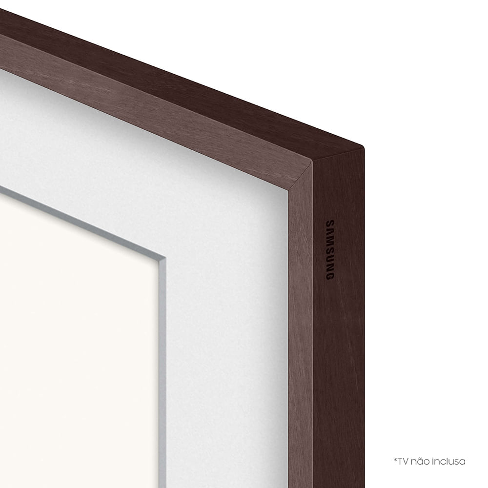 Moldura para Smart TV 55" The Frame cor marrom