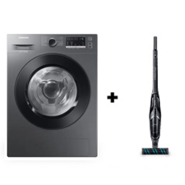 Lava e Seca WD11M 11KG Inox Look 127V E Aspirador de Pó Vertical 2 em 1 VS6500RL Kit