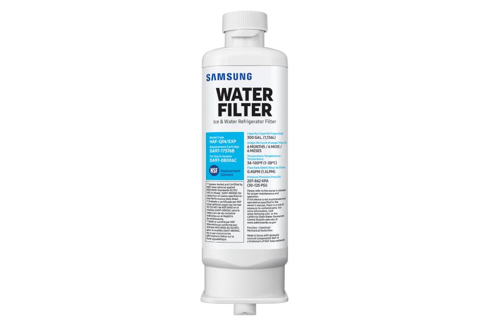 Filtro de Água Interno Samsung HAF-QIN Troca Fácil para Geladeira French Door Filtro