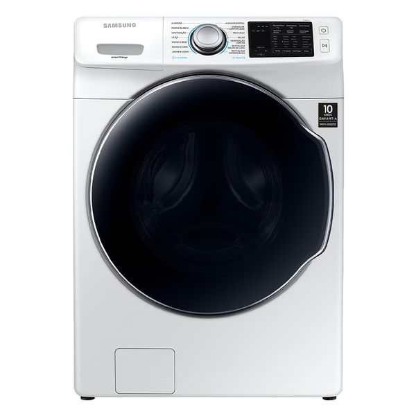 Lava e Seca Samsung WD7500 Conectada (Wi-Fi) Ecobubble WD15N7210KW Branca 15/8 kg 110 v branco 15+8 kg