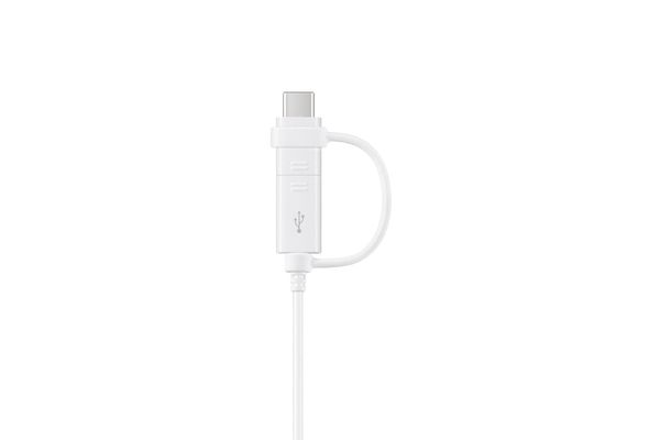 Cabo de Energia Type B + Type C Branco