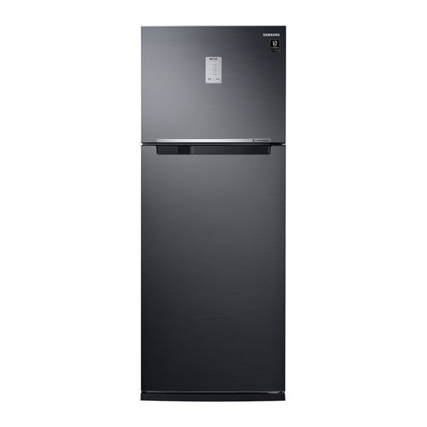 Geladeira Samsung Evolution RT46 com POWERvolt Inverter Duplex 460L Black Inox Look Bivolt