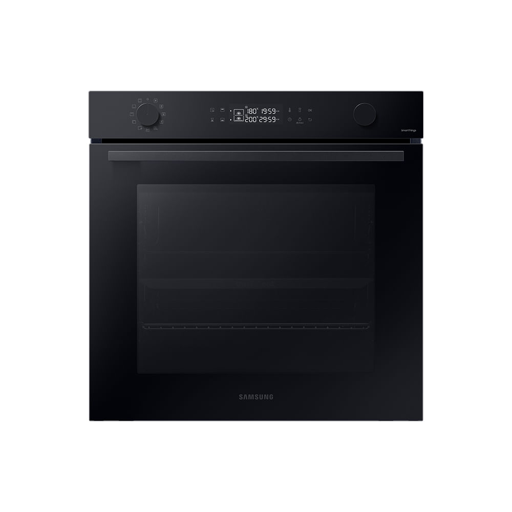 Forno de embutir elétrico com Função Air Fry Samsung 76L Clean Black