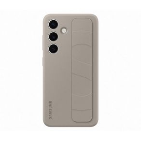 Capa Protetora Silicone com Cinta Galaxy S24 Cinza