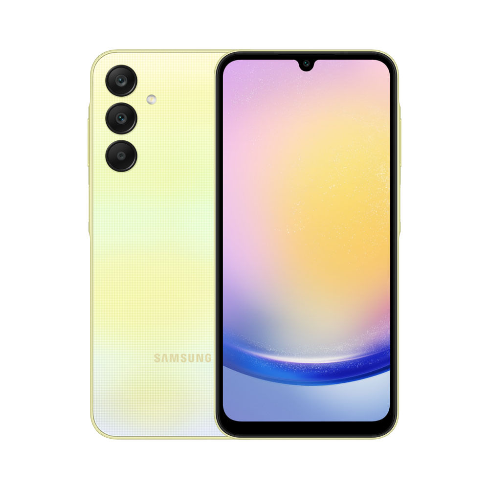 Celular Samsung Galaxy A25 5G 256GB, 8GB RAM, Tela Infinita de 6.5" Verde Claro