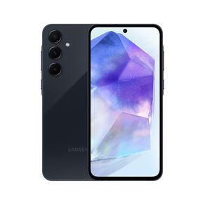 Imagem Celular Samsung Galaxy A55 5G, Câmera Tripla até 50MP, Tela  6.6", 256GB Azul Escuro