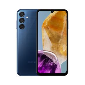 Imagem Celular Samsung Galaxy M15 5G, 6.000mAh, Câmera Tripla até 50MP, 128GB Azul Escuro