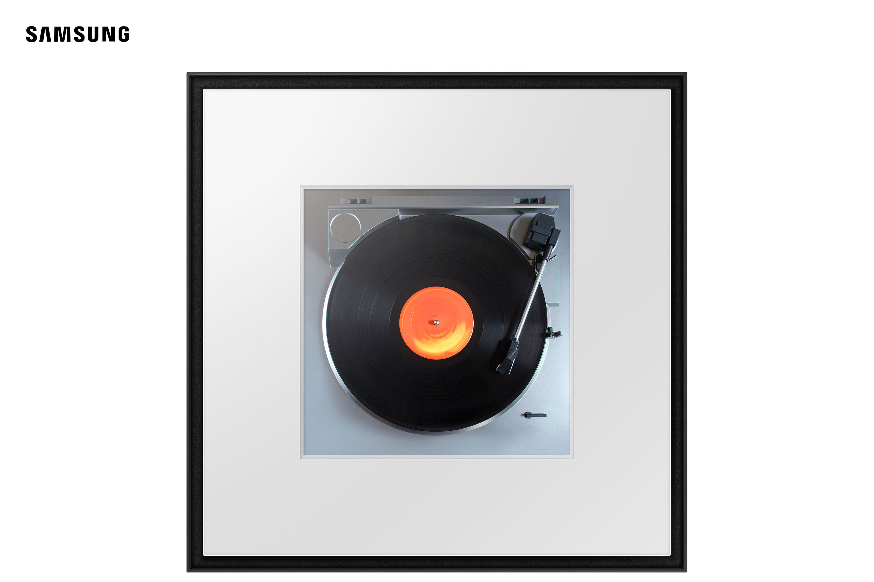Music Frame Samsung LS60D, Dolby Atmos®, Sincronia Sonora e Alexa Built-in Preto