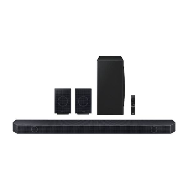Soundbar Samsung HW-Q930D, com 9.1.4 canais, Dolby Atmos®, Sincronia Sonora e Alexa integrado Titan Black