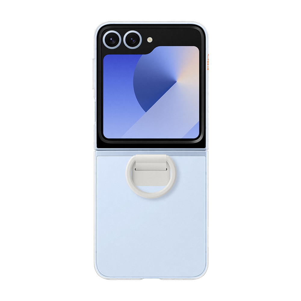 Capa Clear C/ Argola Galaxy Z Flip6 e Z Flip7 FE Transparente