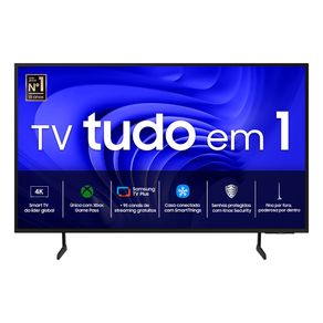 Imagem Samsung Smart TV 43" UHD 4K 43DU7700 2024, Processador Crystal 4K, Gaming Hub, AI Energy Mode, Controle SolarCell, Alexa built in 43"