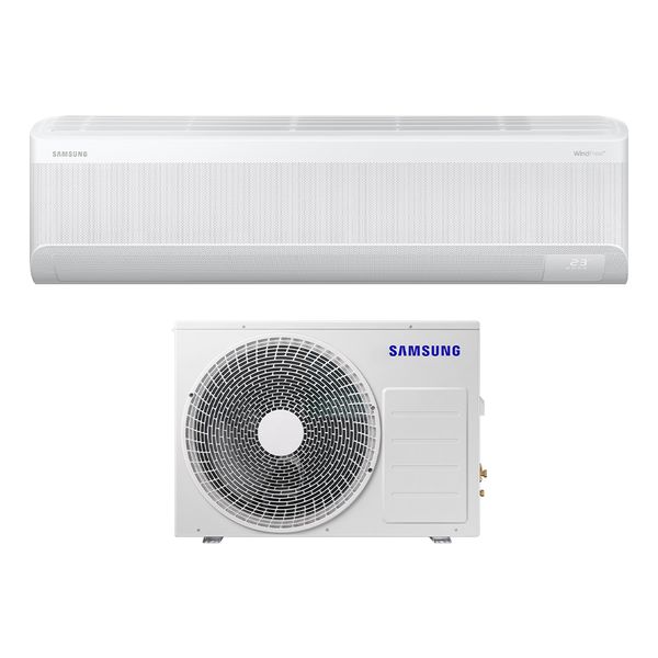 Ar-condicionado Split Samsung Inverter WindFree Connect AI+ 24.000 BTUs Quente e Frio Sem Vento AR24DXEAAWKNAZ 220V