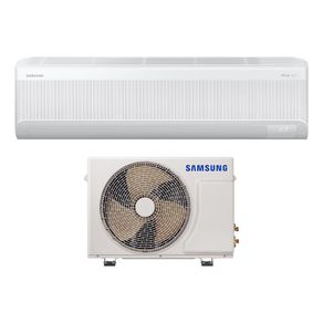 Ar-condicionado Split Samsung Inverter WindFree Connect AI 18.000 BTUs Quente e Frio Sem Vento AR18DXFAAWKNAZ 220V