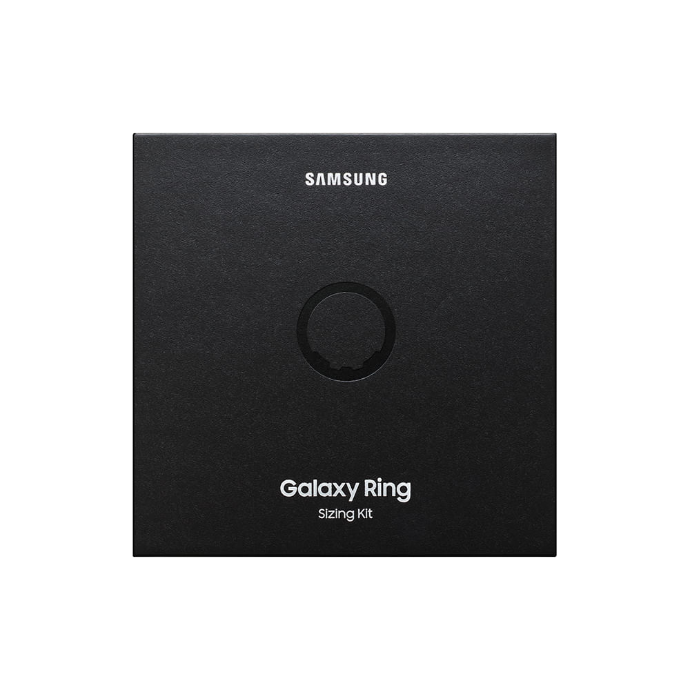 Kit Medidor do Galaxy Ring, Kit com 11 opções de tamanhos para escolher o novo Galaxy Ring Preto