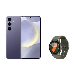 Celular Samsung S24+ 256GB - Violeta + Galaxy Watch7 BT 40mm - Verde Combo