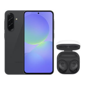 A36 5G (256GB) - Preto + Galaxy Buds FE - Grafite Combo