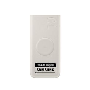 Bateria Carregador Portátil Sem Fio 2x USB-C, 10000mAh Bege