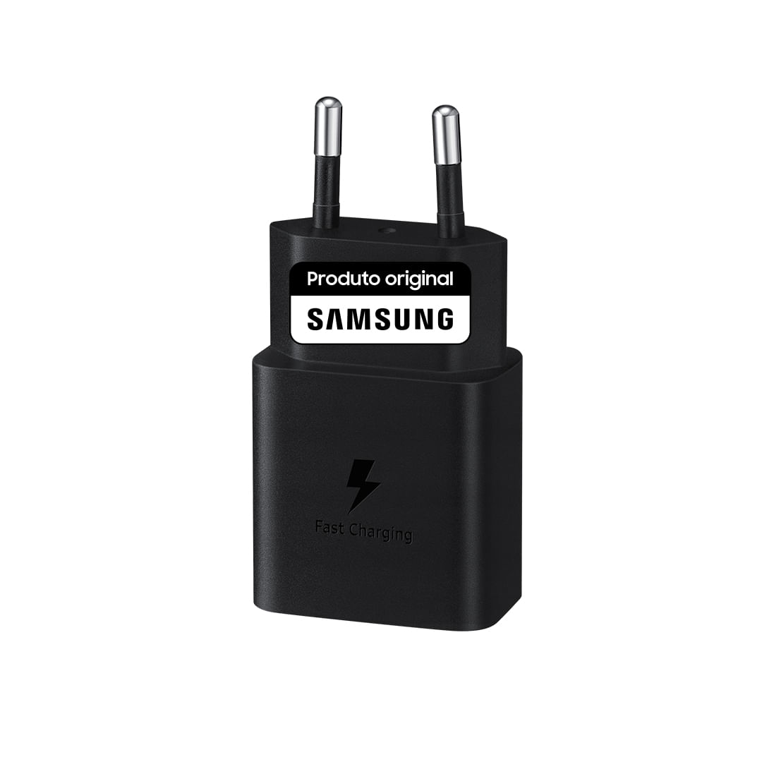 Carregador de Parede Fast Charging 15W (Com Cabo) Preto