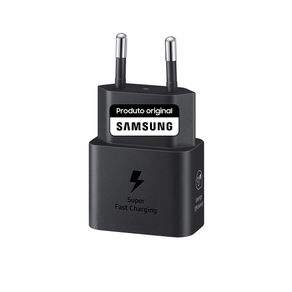 Carregador de parede Super Rápido 45W (Cabo USB-C) Preto