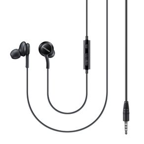 Fone de Ouvido Samsung com fio, controles e alto-falantes duplos Preto