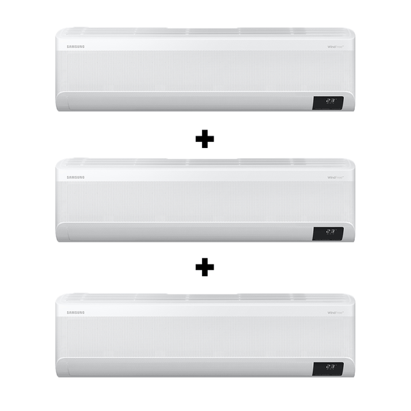 Kit 3 Ar Condicionados 12.000 Btu Sem Vento Samsung WindFree Frio 220V 220v