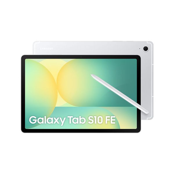 Tablet Samsung Galaxy Tab S10 FE 5G, 128GB, 8GB, Tela 10.9" 90Hz, S Pen e Capa Inclusas Prata
