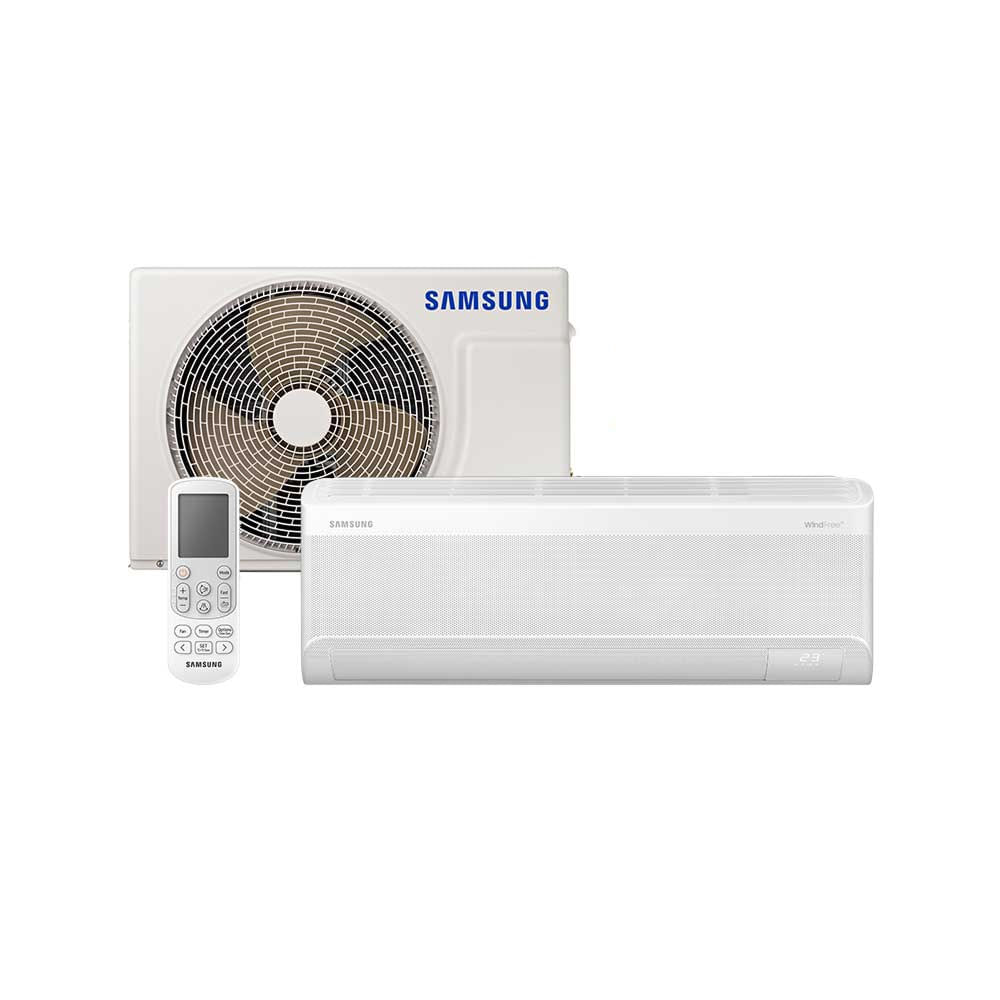 Ar-condicionado Split Samsung Inverter WindFree AI 12.000 BTUs Frio Sem Vento AR12DYFAAWKNAZ 220V