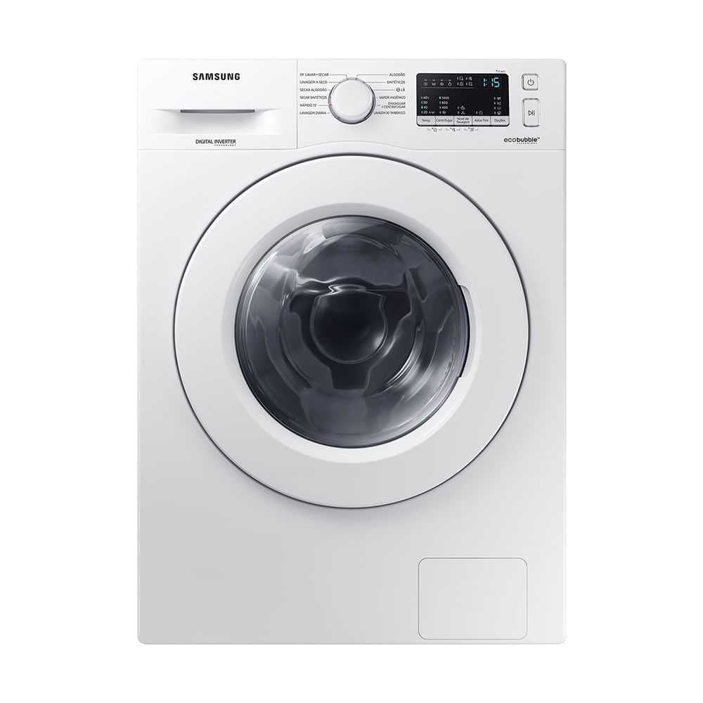 Lava e Seca Digital Inverter Samsung Ecobubble™ WD10M Branca 10.1kg 220V