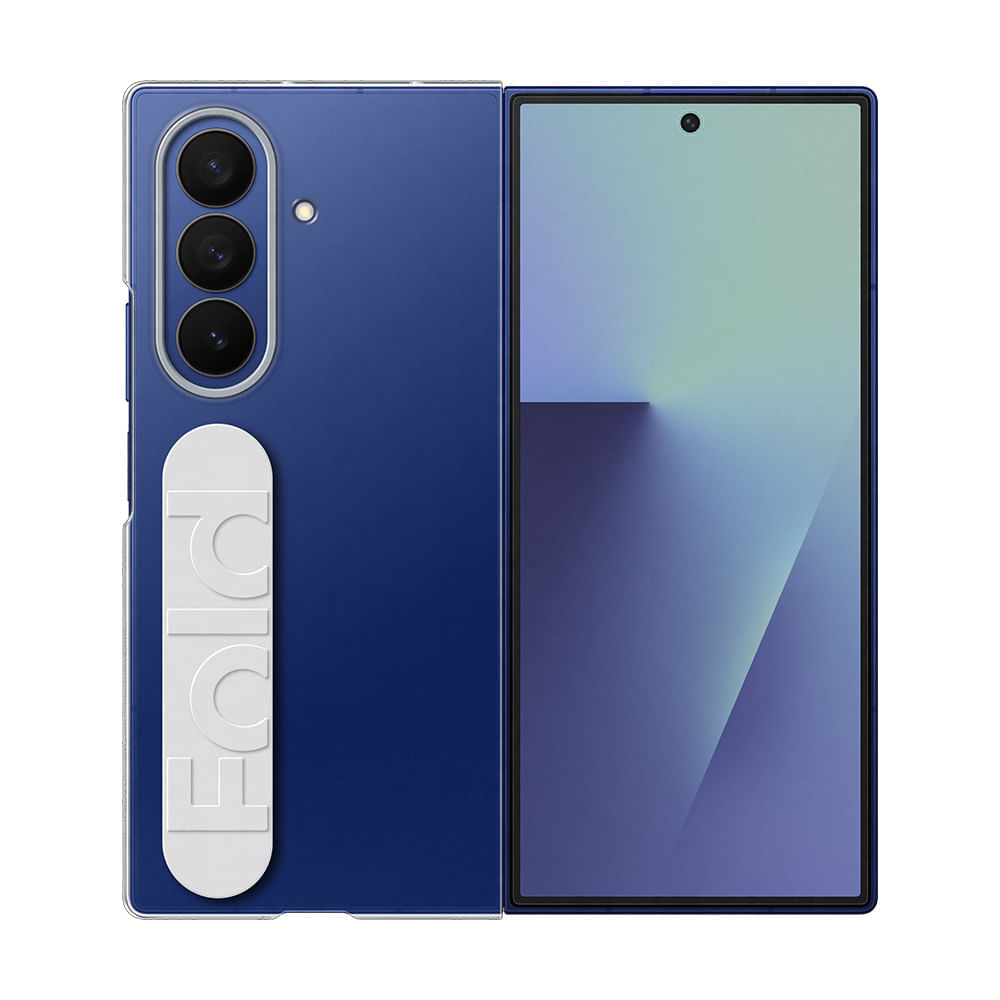 Capa Transparente com Cinta Galaxy Z Fold7 Transparente