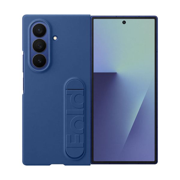 Capa Protetora Silicone Galaxy Z Fold7 Azul Marinho