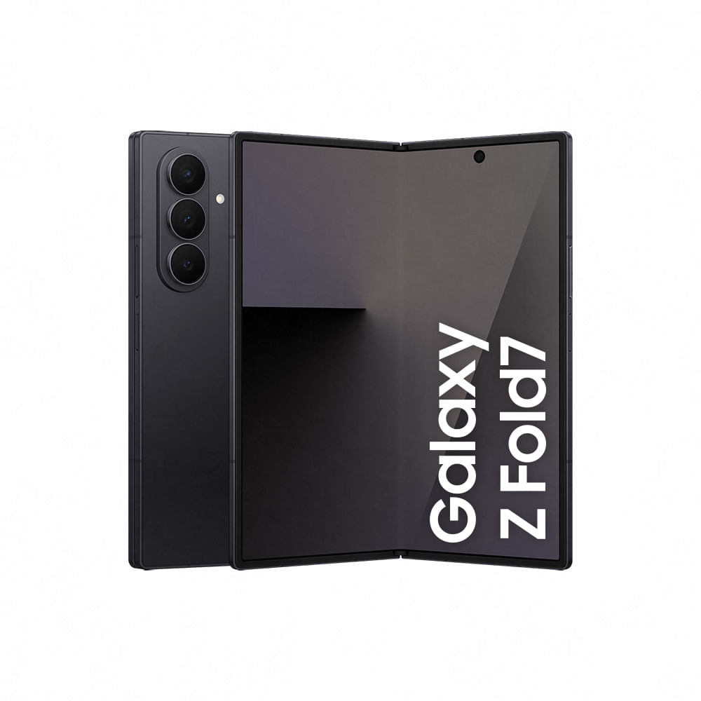 Celular Samsung Galaxy Z Fold7 512GB, 12GB RAM, Tela 8.0" + 6.5", Câmera Traseira 200+12+10MP, Frontal 10+10MP JetBlack