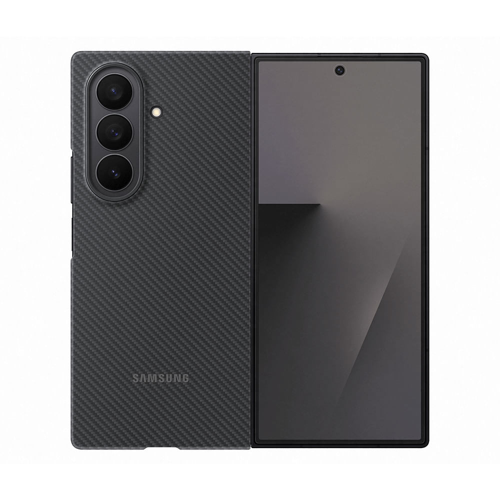 Capa Protetora Carbono Galaxy Z Fold7 Preta