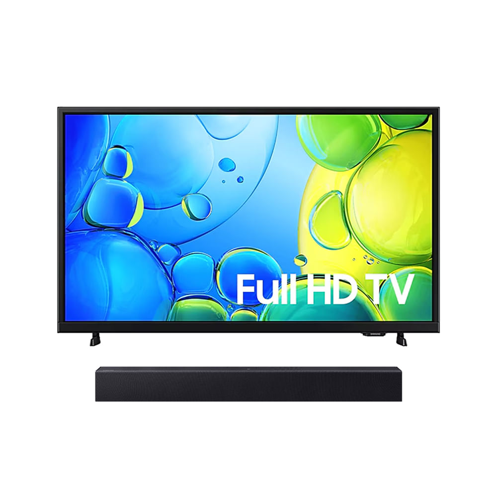 Smart TV 43" Full HD F6000F 2025 + Soundbar HW-B400F/ZD Combo