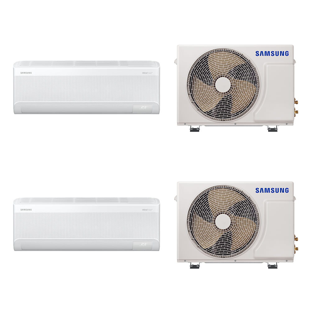 Combo 2 Ar-condicionado Split Inverter WindFree AI 12.000 BTUs Frio 220V