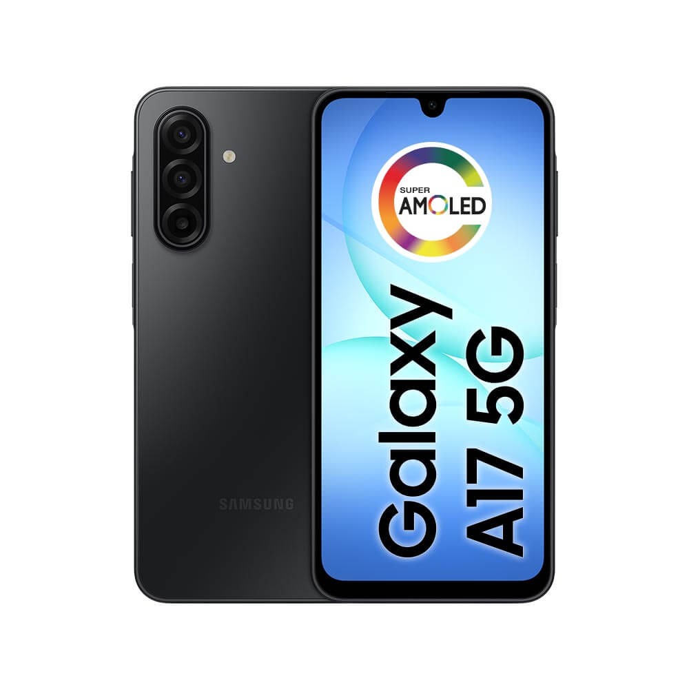 Celular Samsung Galaxy A17 5G com IA, 128GB, 4GB RAM, Câm de 50MP, Tela de 6.7", NFC, IP54 Preto