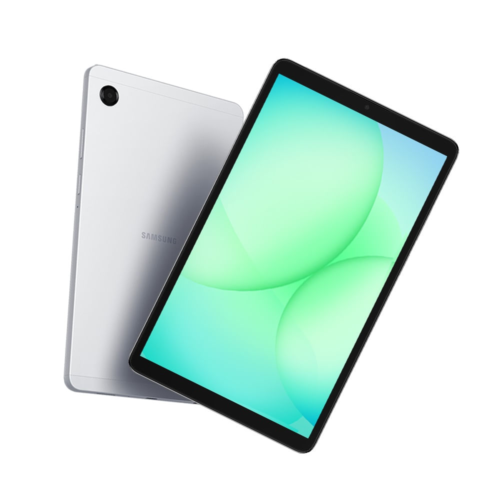 Galaxy Tab A11, 64GB, 4GB RAM, Tela de 8.7", Bateria 5.100mAh, Câmera frontal 5MP, Câmera traseira 8MP, WiFi Prata
