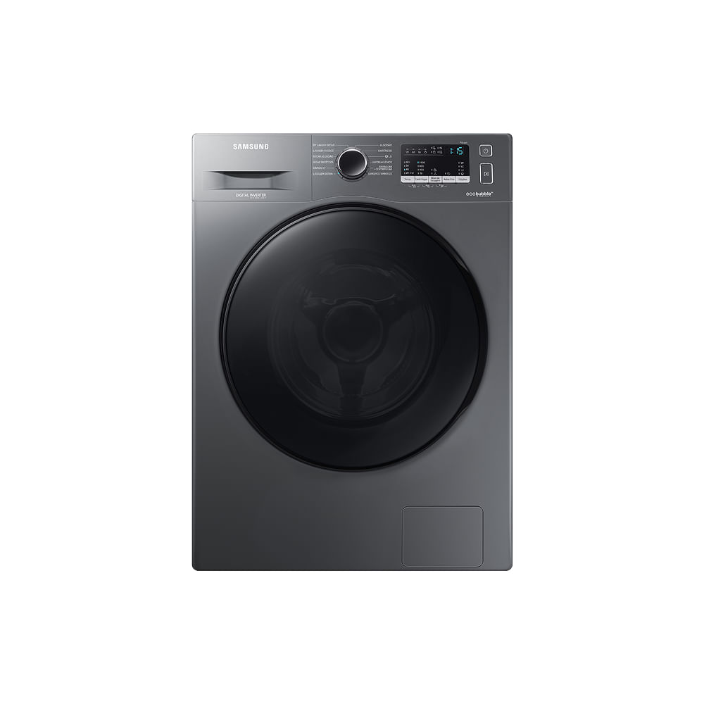 Lava e Seca Samsung WD11A com Ecobubble WD11A4453BX Inox Look 11/7kg 127V