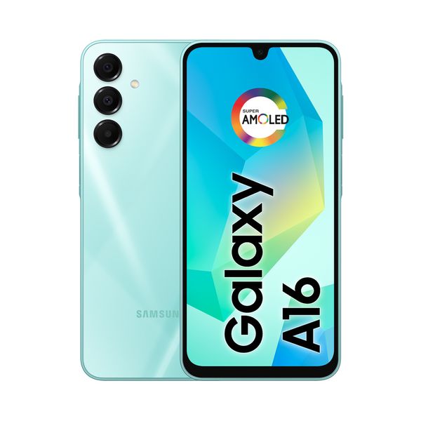 Celular Samsung Galaxy A16 4G, 256GB + 8GB RAM, Câmera de até 50MP, Tela 6.7", NFC, IP54, Bateria 5000 mAh Verde Claro