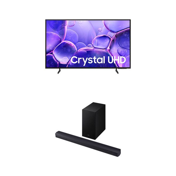 Samsung Smart TV 50" Crystal UHD 4K U8100F + Soundbar HW-B450F Combo
