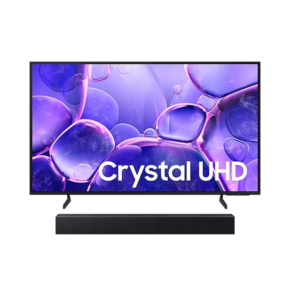 Smart TV 50" Crystal UHD 4K U8600F 2025 + Soundbar HW-B400F/ZD Combo