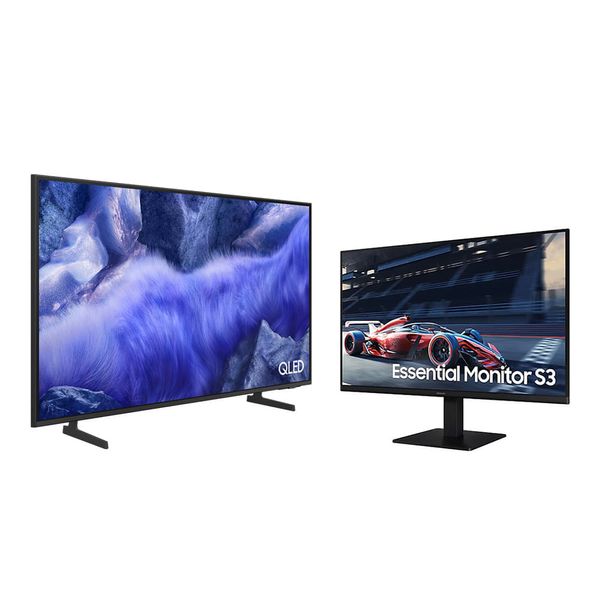 Samsung Vision AI TV 50" QLED 4K QEF1 2025 + Monitor Gamer Samsung 27" FHD 100Hz Combo