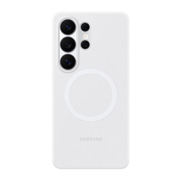 Capa Protetora Silicone Magnética Samsung Galaxy S26 Ultra Branco