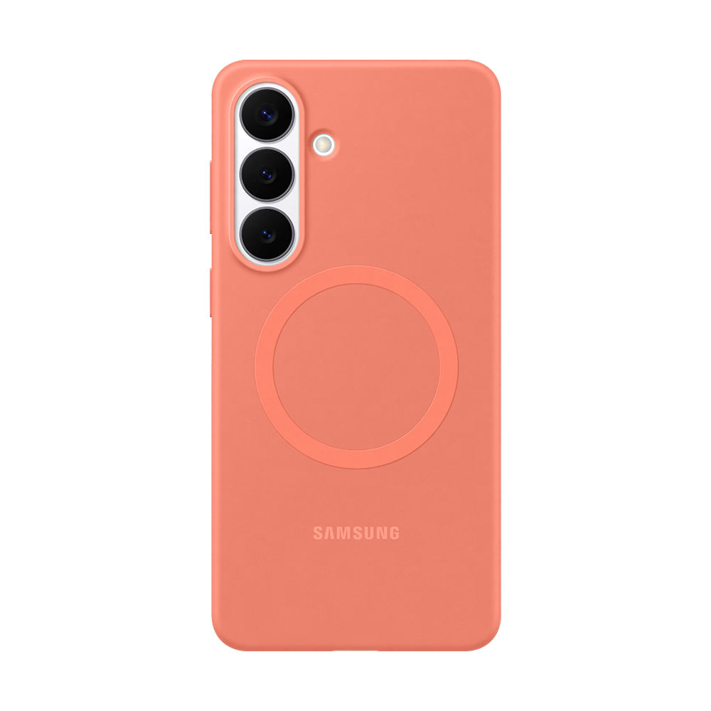 Capa Protetora Silicone Magnética Samsung Galaxy S26+ Coral