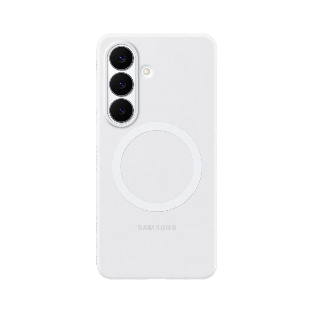 Capa Protetora Silicone Magnética Samsung Galaxy S26 Branco
