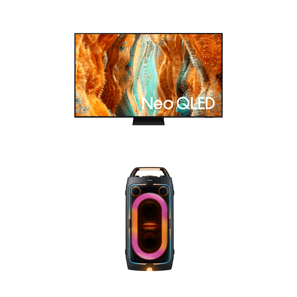 Vision AI TV 75" Neo QLED 4K QN70F + Sound Tower MX ST40F 160W Combo
