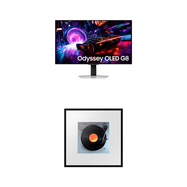Monitor Odyssey OLED G8 32" 4K + Music Frame Samsung LS60D Combo