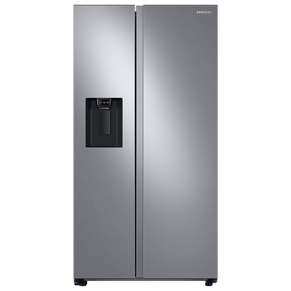 Geladeira Samsung RS60 Side by Side com All Around Cooling e SpaceMax 628L Inox Look 127V